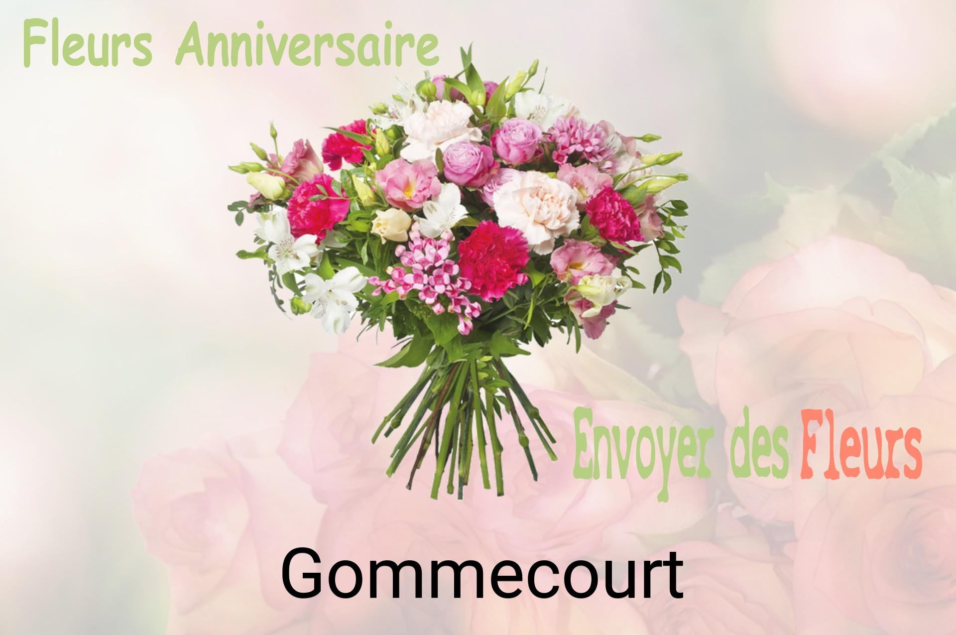 Bouquet de fleurs d’anniversaire livré à Gommecourt